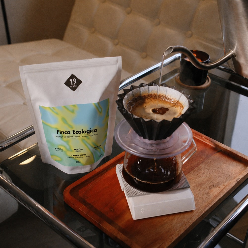 19grams Finca Ecológica Peru Rare Filter Kaffeebeutel Moodshot – Biologisch zertifizierter Specialty Coffee, geröstet von 19grims.com Roasters Berlin
