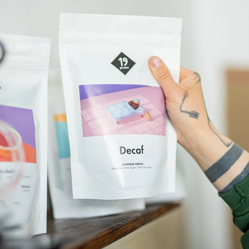 19grams Decaf Kaffee im Regal
