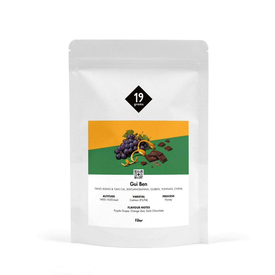 Gui Ben Filterkaffee 19grams – Packungsansicht Specialty Coffee