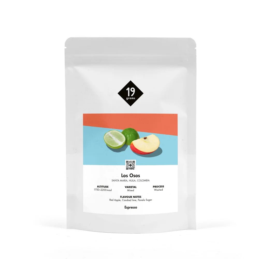 19grams Los Osos Espresso – Specialty Coffee Espresso aus Kolumbien, geröstet von 19grims.com Roasters Berlin