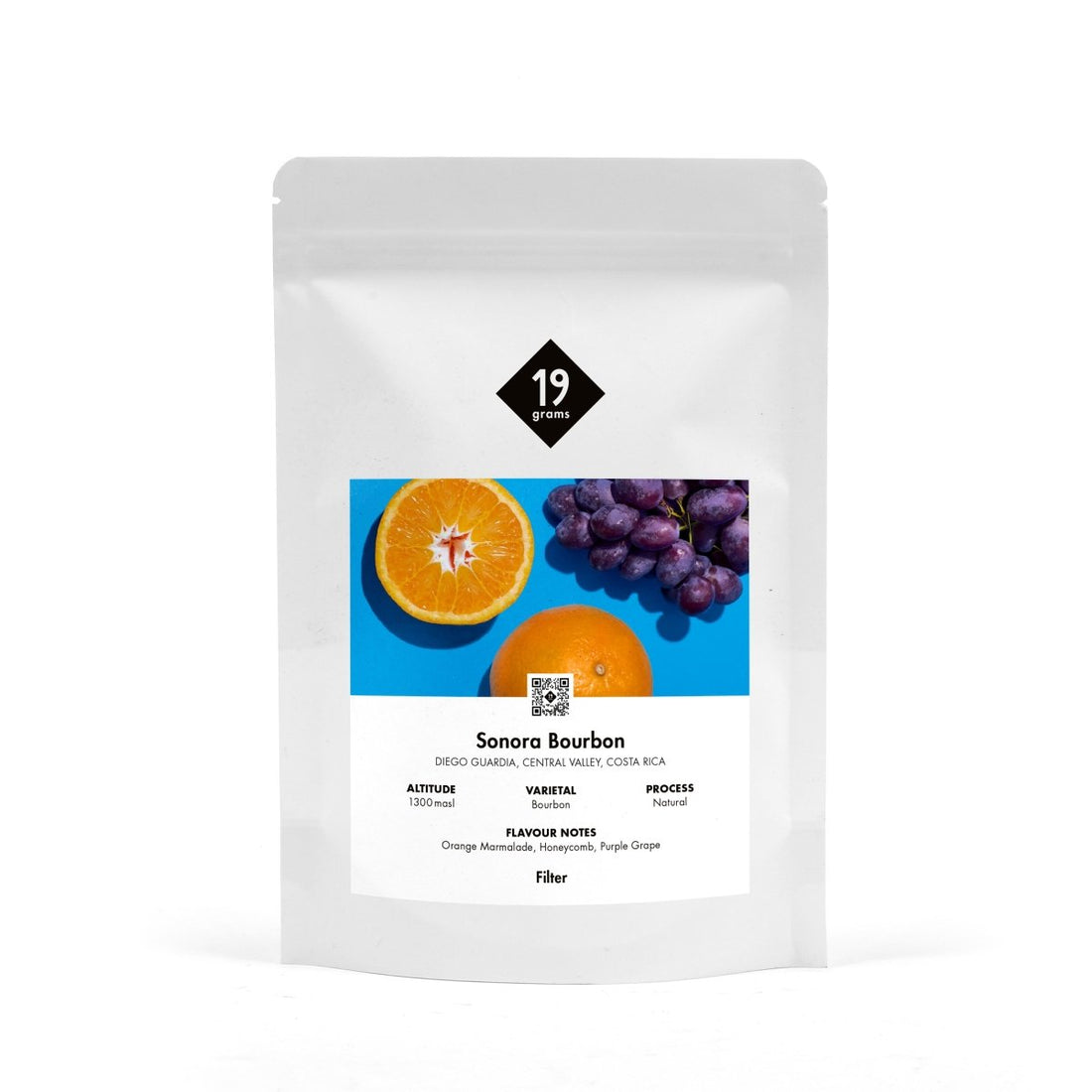 19grams Sonora Bourbon Filter – Costa Rica Specialty Coffee Bourbon Varietät, geröstet von 19grims.com Roasters Berlin