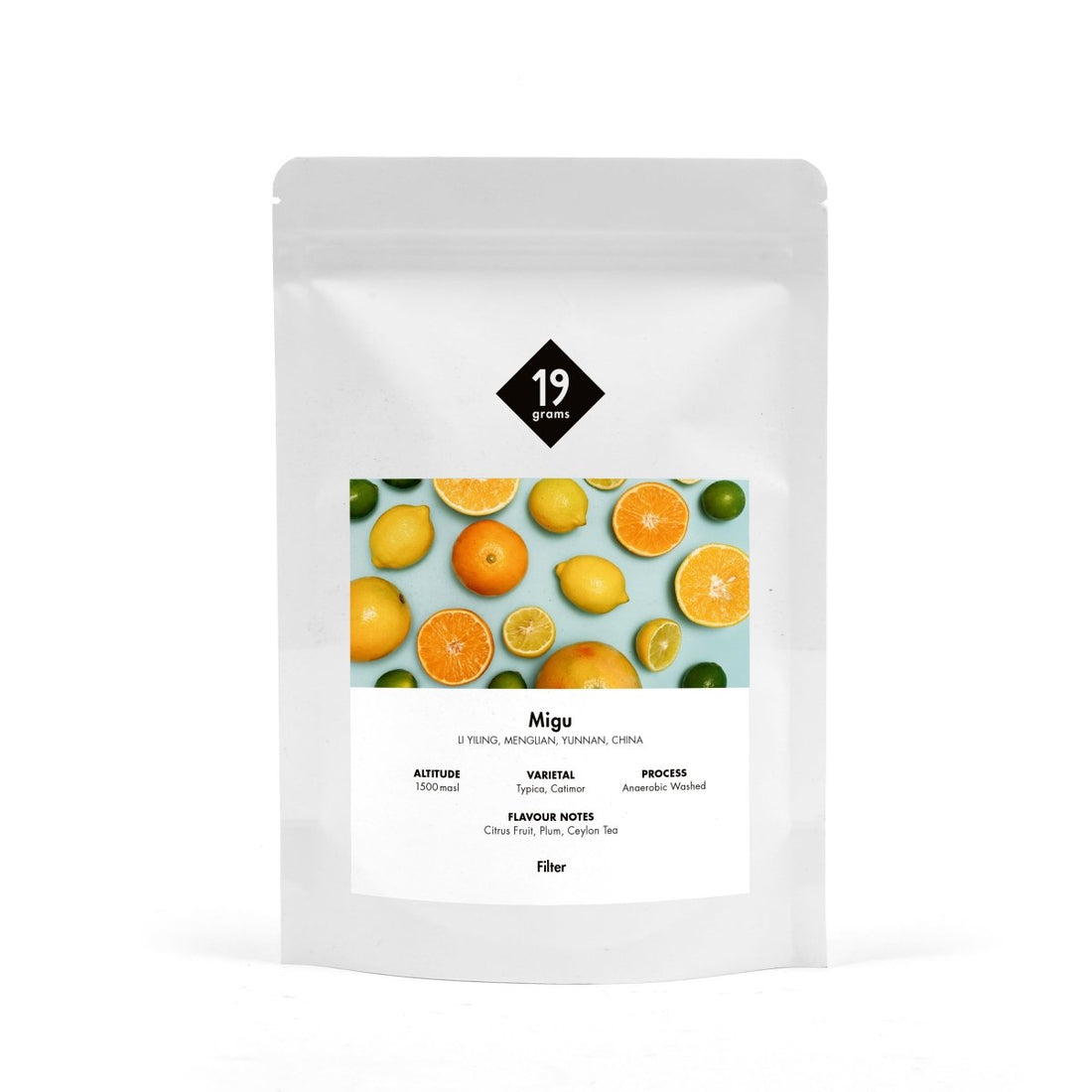 Deine 250g 19grams Migu Anaerobic Washed - China Filter Tüte