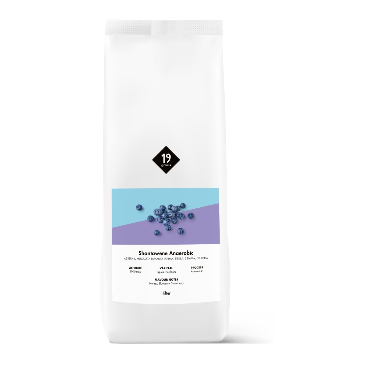 Deine 1000g 19grams Shantawene Anaerobic - Äthiopien Filter Tüte