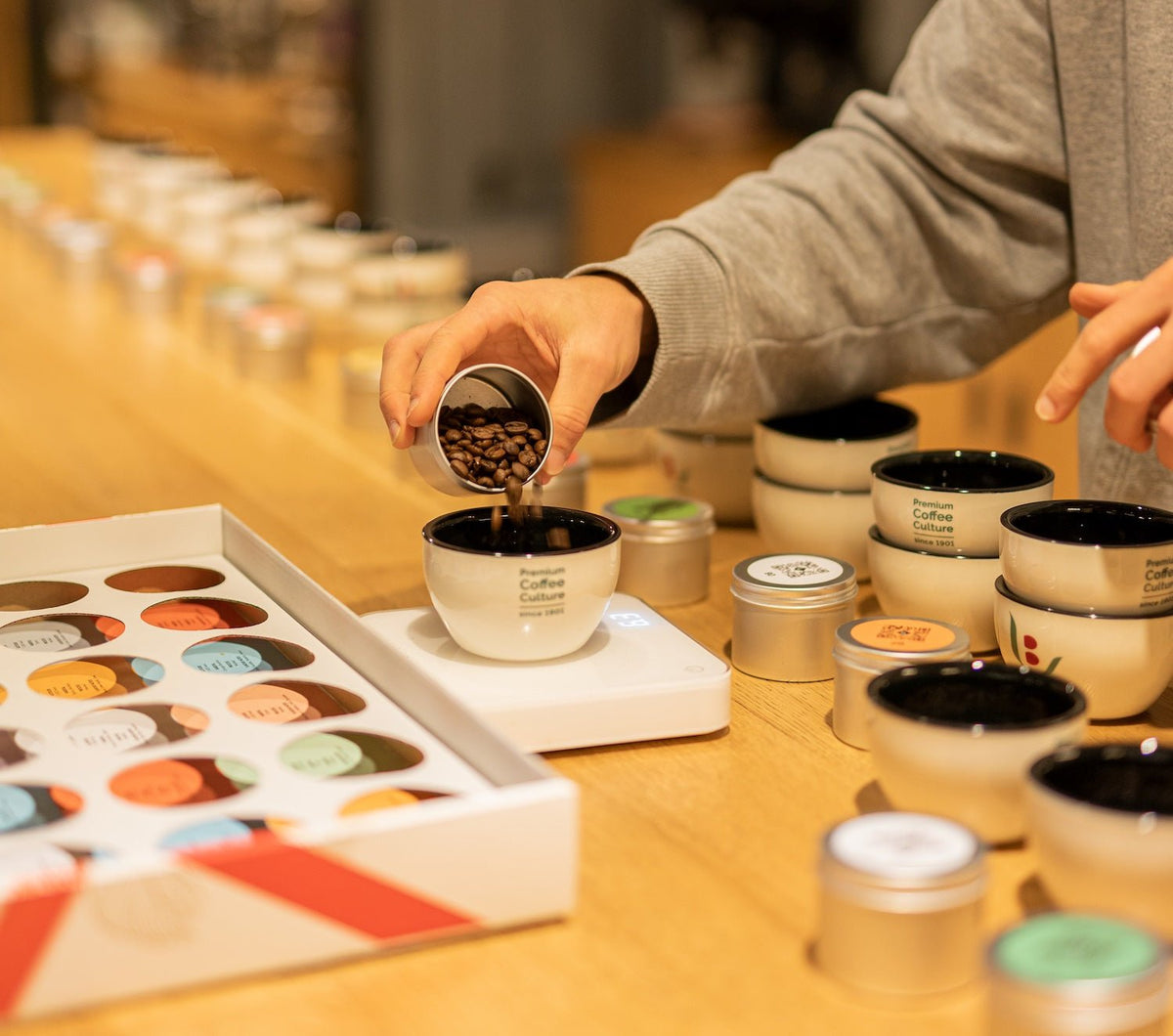 Cupping Vorbereitung Adventskalender