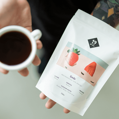 19grams Simbi Filter Kaffee mit frischem Kaffee