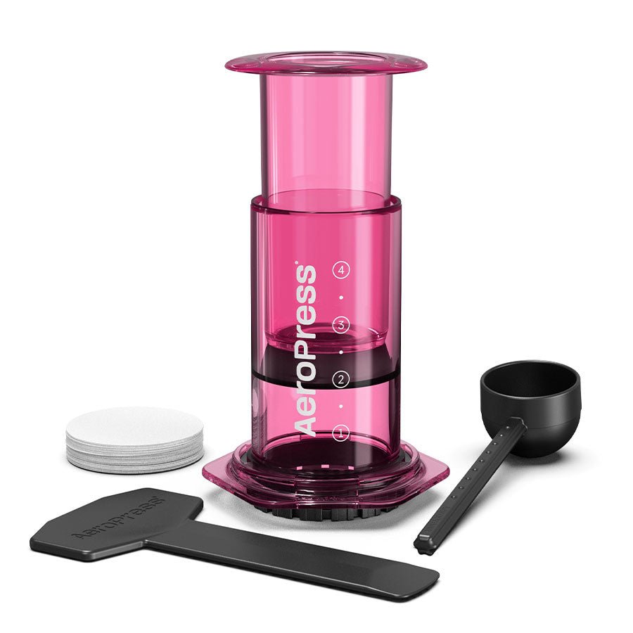 Aero Press in Clear Pink