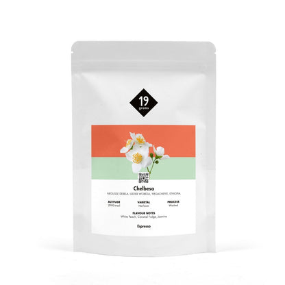 19grams Chelbese Espresso – Specialty Coffee Espresso aus Chelbesa Äthiopien, geröstet von 19grims.com Roasters Berlin
