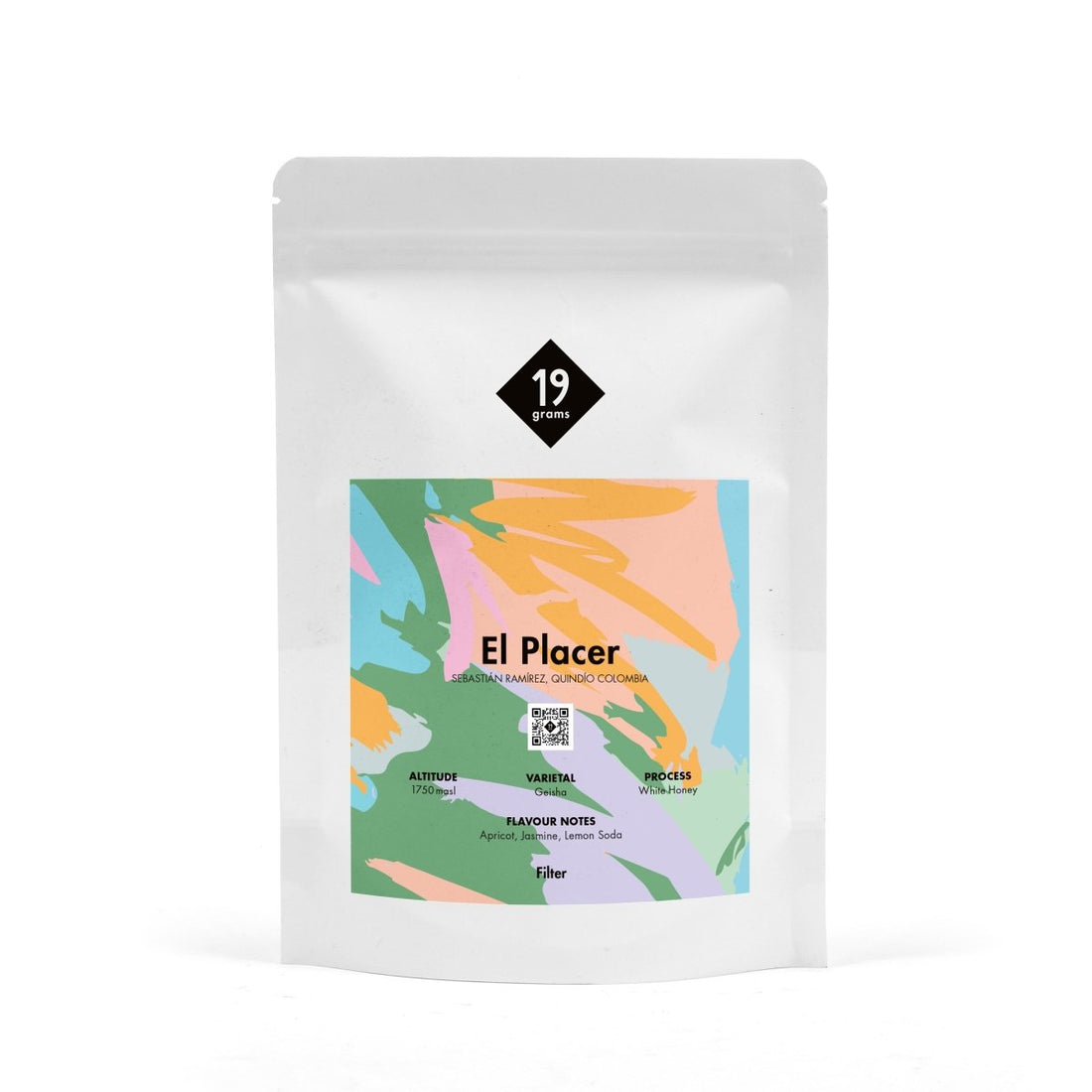 19grams El Placer Colombian Rare Filter – Specialty Coffee Rare Lot aus Kolumbien, geröstet von 19grims.com Roasters Berlin