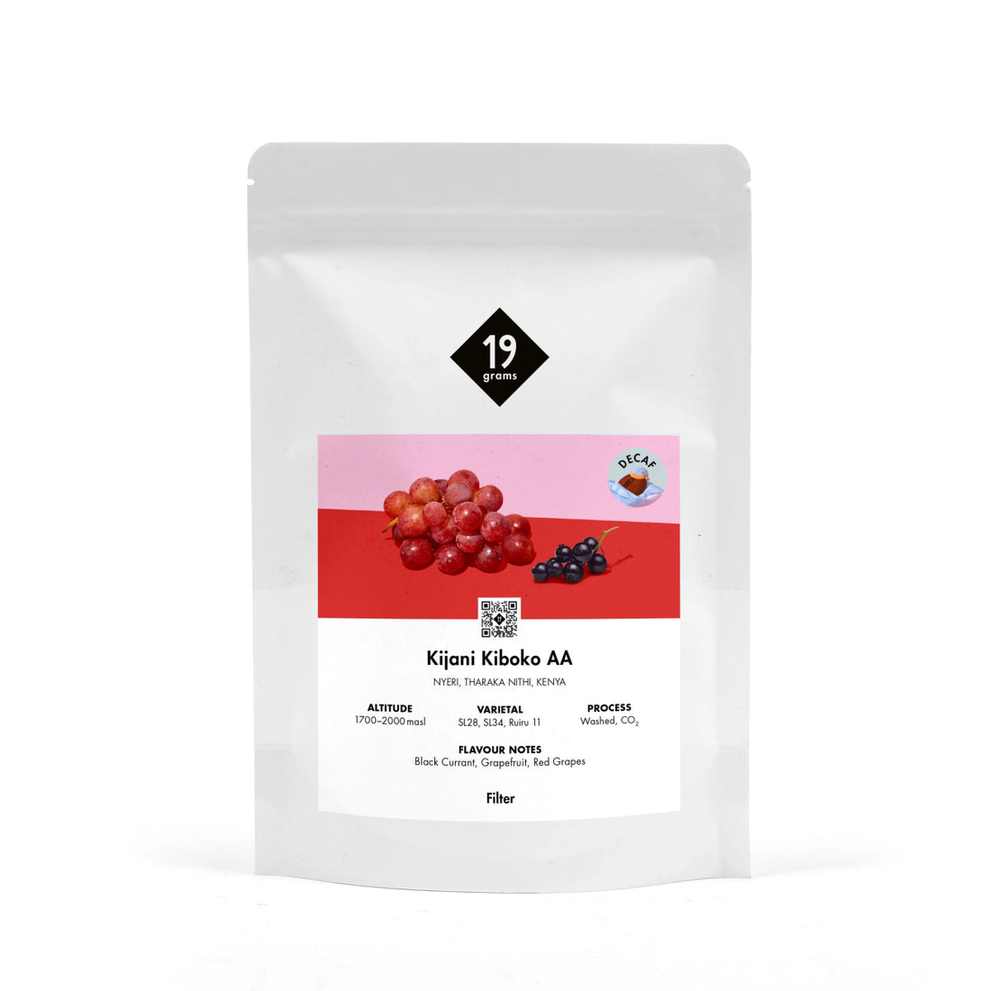 19grams Kijani Kenia Filterkaffee Kaffeebeutel – Specialty Coffee mit Noten von Grapefruit und roten Trauben, geröstet von 19grims.com Roasters Berlin